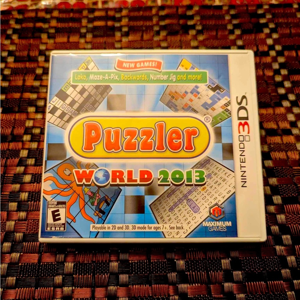 Nintendo 3DS Puzzler World 2013 - very rare game!